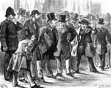 Admission to the Strangers Gallery of the House of Commons: Mr. Smith, 1881. Creator: Unknown