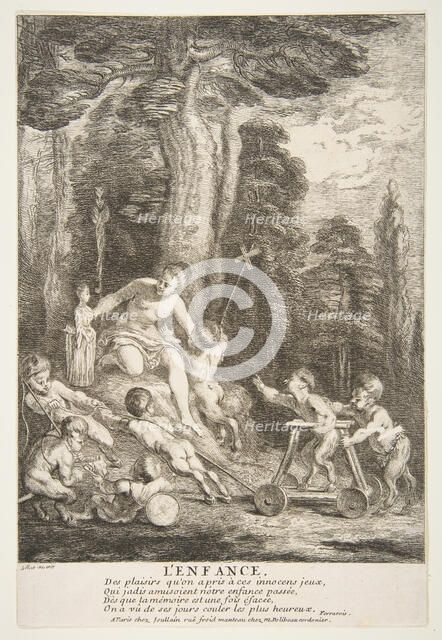 Adolescence.n.d. Creators: Claude Gillot, Jean Audran.