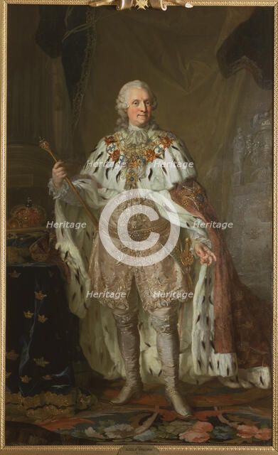 Adolf Fredrik, 1710-1771, King of Sweden, Duke of Holstein-Gottorp, late 18th-early 19th century. Creator: Lorens Pasch the Younger.