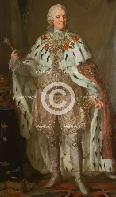 Adolf Fredrik, 1710-1771, King of Sweden, Duke of Holstein-Gottorp, late 18th-early 19th century. Creator: Lorens Pasch the Younger.