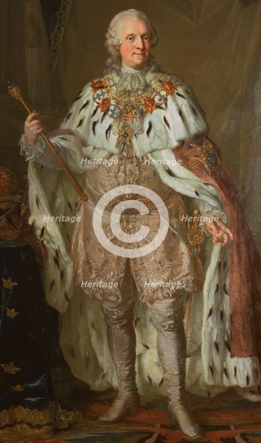 Adolf Fredrik, 1710-1771, King of Sweden, Duke of Holstein-Gottorp, late 18th-early 19th century. Creator: Lorens Pasch the Younger.