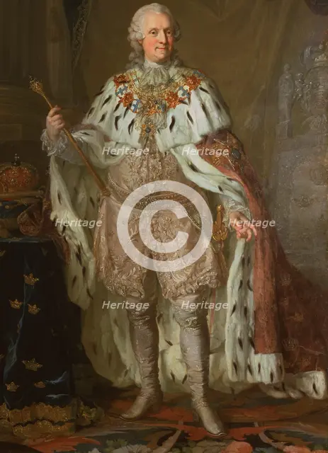 Adolf Fredrik, 1710-1771, King of Sweden, Duke of Holstein-Gottorp, late 18th-early 19th century. Creator: Lorens Pasch the Younger.