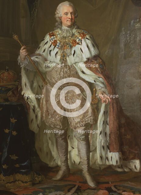 Adolf Fredrik, 1710-1771, King of Sweden, Duke of Holstein-Gottorp, late 18th-early 19th century. Creator: Lorens Pasch the Younger.