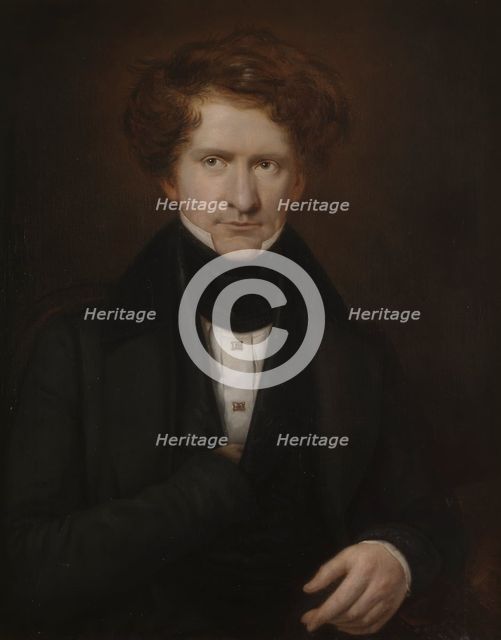 Adolf Fredrik Lindblad, 1801-1878, 1835. Creator: Carl Peter Mazer.