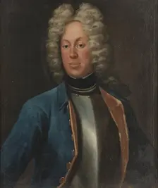 Adolf Herman Wrangel af Lindeberg (1684-1746), Baron, Lieutenant Colonel, married to..., 1718. Creator: Johann Heinrich Wedekind