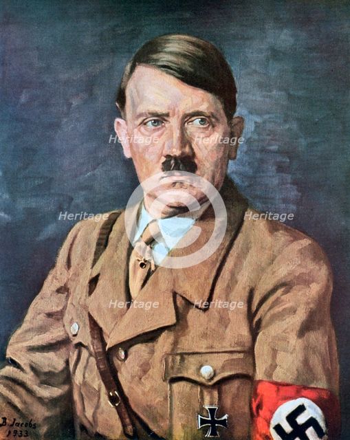 'Adolf Hitler', 1933. Artist: B von Jacobs