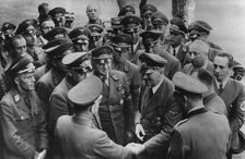 Adolf Hitler meeting with senior Nazis, Germany, August 1944