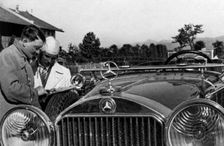 Adolf Hitler on a road trip around Germany, 1936