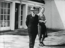 Adolf Hitler on the terrace of the Berghof, Berchtesgaden, Bavaria, Germany, c1936-1945