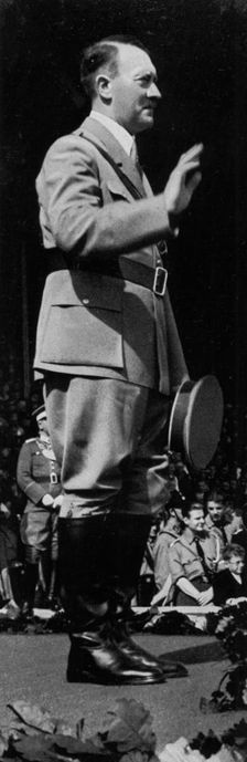 Adolf Hitler at the Nuremberg Rally, Germany, 1935