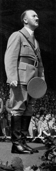 Adolf Hitler at the Nuremberg Rally, Germany, 1935