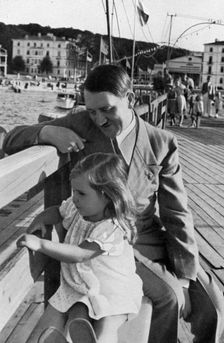 Adolf Hitler and Helga Goebbels, 1936