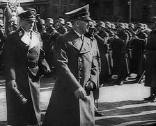 Adolf Hitler and Hermann Goering Inspecting German Soldiers, 1941. Creator: British Pathe Ltd