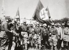 Adolf Hitler and members of the SA at the Weimar rallies, Germany, 3rd-4th July, 1926