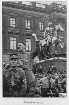 Adolf Hitler, Brunswick, Germany, 1931