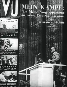 Adolf Hitler, cover of Vu magazine, French, 23 February 1938