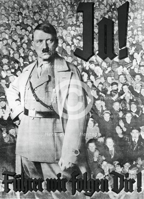 Adolf Hitler, German propaganda poster, c1933-1945. Artist: Unknown