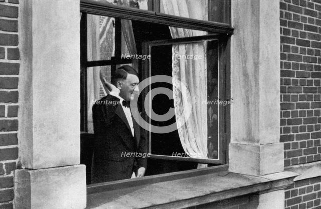 Adolf Hitler in Bayreuth, Germany, 1936. Artist: Unknown