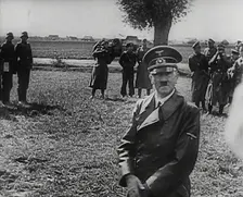 Adolf Hitler Inspecting German Troops, 1941. Creator: British Pathe Ltd