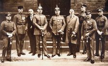 Adolf Hitler standing next to General Erich Ludendorff, Germany, 11 November 1921. Creator: Unknown