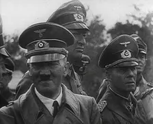 Adolf Hitler With German Officers, 1941. Creator: British Pathe Ltd