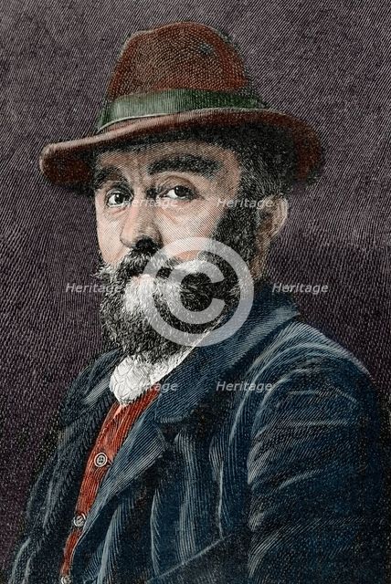 Adolf Mannchen (1860-1920), German painter, 1899.  Creator: Unknown.