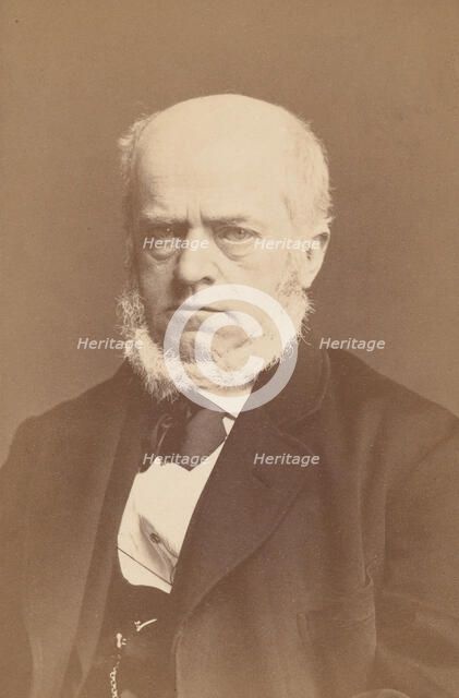 [Adolph Menzel], 1860s. Creator: Photographische Gesellschaft.