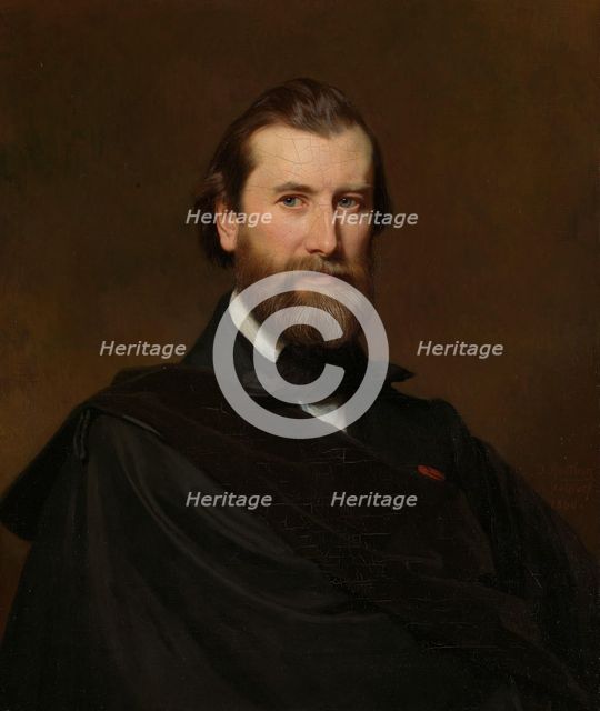 Adolph Tidemand, 1860. Creator: Julius Amatus Roeting.