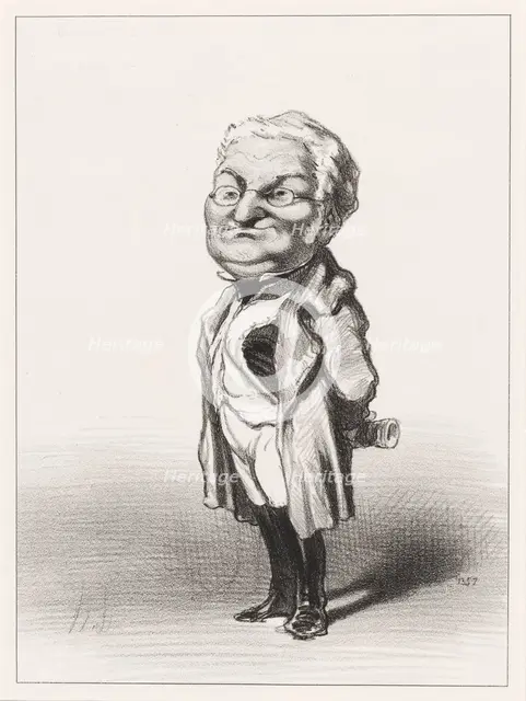 Adolphe Thiers, 1848. Creator: Honore Daumier.
