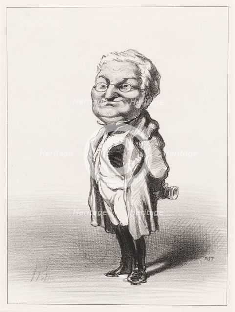 Adolphe Thiers, 1848. Creator: Honore Daumier.