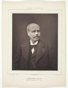 Adolphe Belot [French playwright and novelist], c. 1876. Creator: Ferdinand J. Mulnier