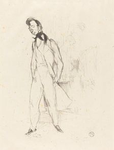 Adolphe or the Sad Young Man (Adolphe ou le jeune homme triste), 1894. Creator: Henri de Toulouse-Lautrec