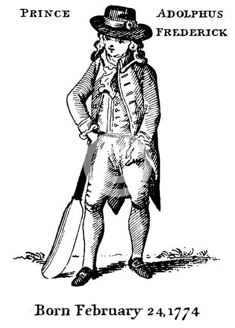 Adolphus Frederick, Duke of Cambridge (1774-1850), English prince, late 18th century. Artist: Unknown