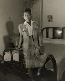Adopted daughter of Mrs. Ella Watson, a government charwoman, Washington, D.C., 1942. Creator: Gordon Parks