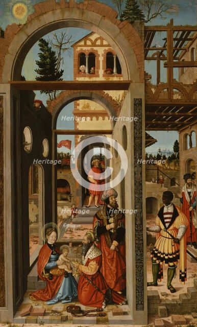 Adoration of the Three Kings, 1526. Creator: Wilhelm Stetter.