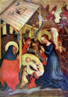 Adoration of the Child after 1430 (1955). Artist: Master of the Carrying of the Cross, Vyssi Brod