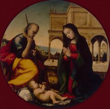 Adoration of the Christ Child, 1505. Creator: Mariotto Albertinelli