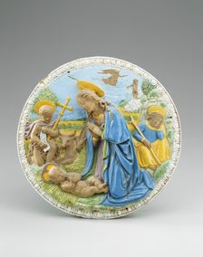 Adoration of the Christ Child, c1525. Creator: Giovanni della Robbia