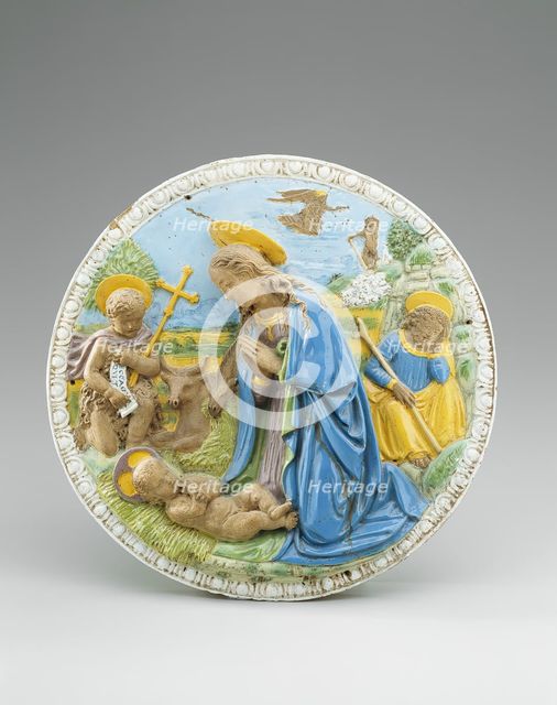 Adoration of the Christ Child, c1525. Creator: Giovanni della Robbia.