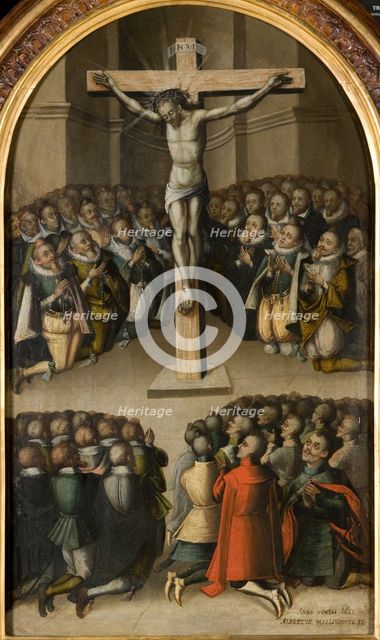 Adoration of the Crucifix from the Norbertine Church in Witów, 1622. Creator: Wojciech Maliskiewicz.