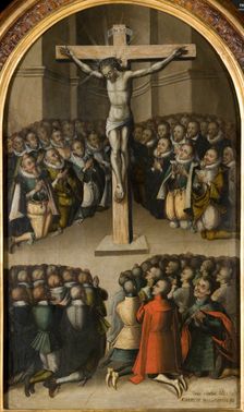 Adoration of the Crucifix from the Norbertine Church in Witów, 1622. Creator: Wojciech Maliskiewicz