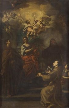 Adoration of the Eucharist 1677-1747. Artist: Francesco Solimena