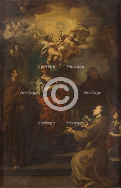 'Adoration of the Eucharist', 1677-1747. Creator: Francesco Solimena.