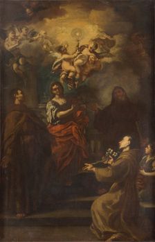Adoration of the Eucharist 1677-1747. Creator: Francesco Solimena