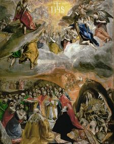 Adoration of the Holy Name of Jesus, 1577-1579. Creator: El Greco, Dominico (1541-1614)