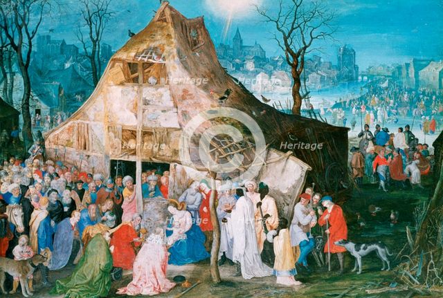 'Adoration of the Kings', 1598. Artist: Jan Brueghel the Elder