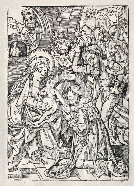 Adoration of the Kings, c. 1500. Creator: Unknown.