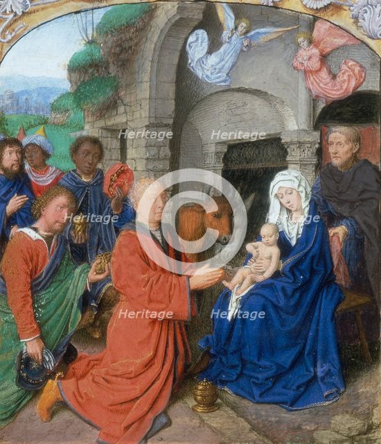 Adoration of the Kings, c1475-c1500. Creators: Unknown, Gerard David.