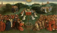 Adoration of the Lamb, c1430s. Creator: Jan van Eyck