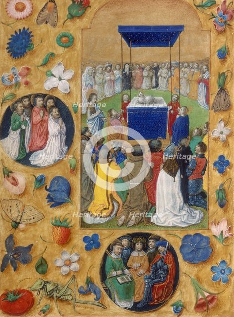 Adoration of the lamb, c1480-c1500. Creator: Unknown.